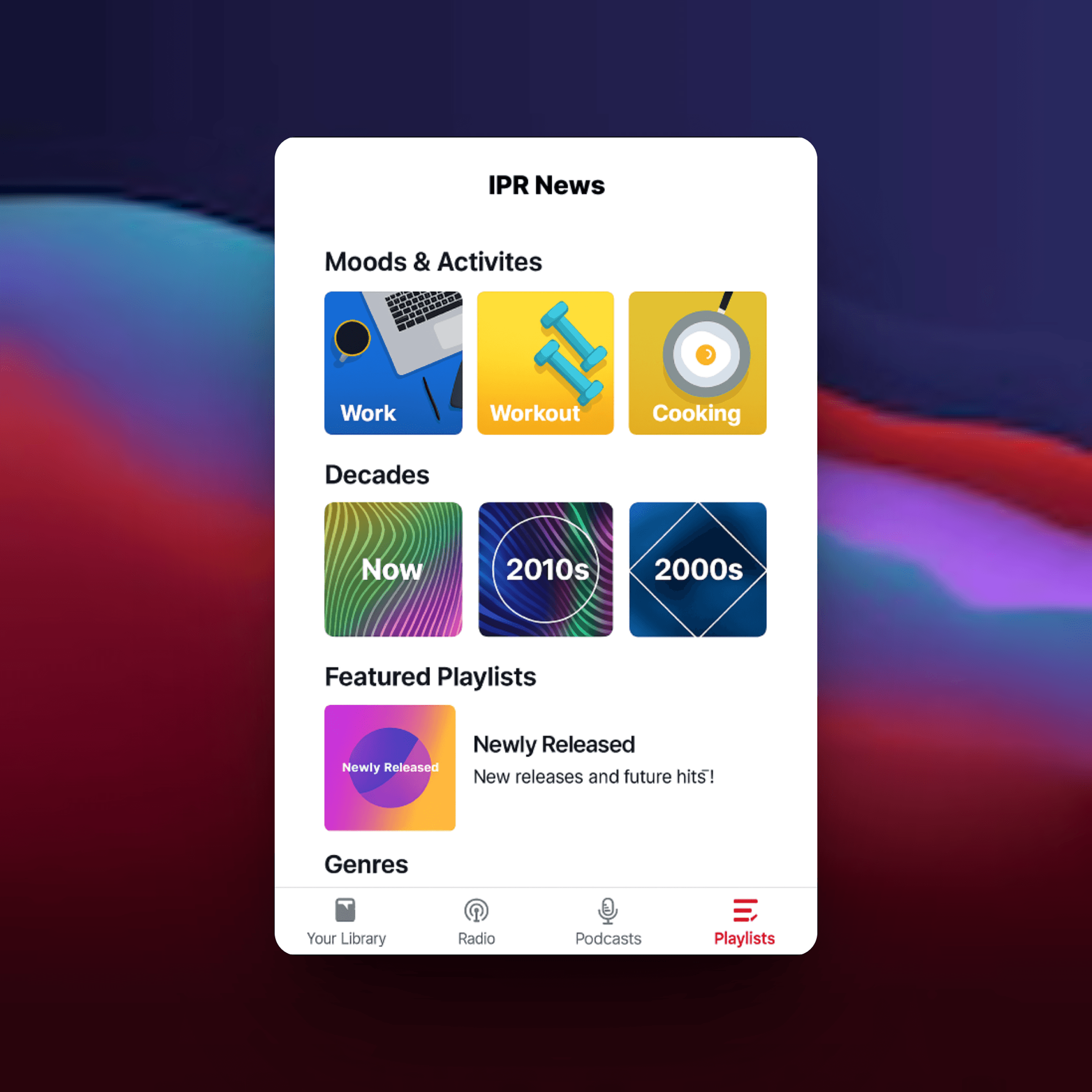 IRP – AI-Enhanced Music Streaming for Artists - Hero Image